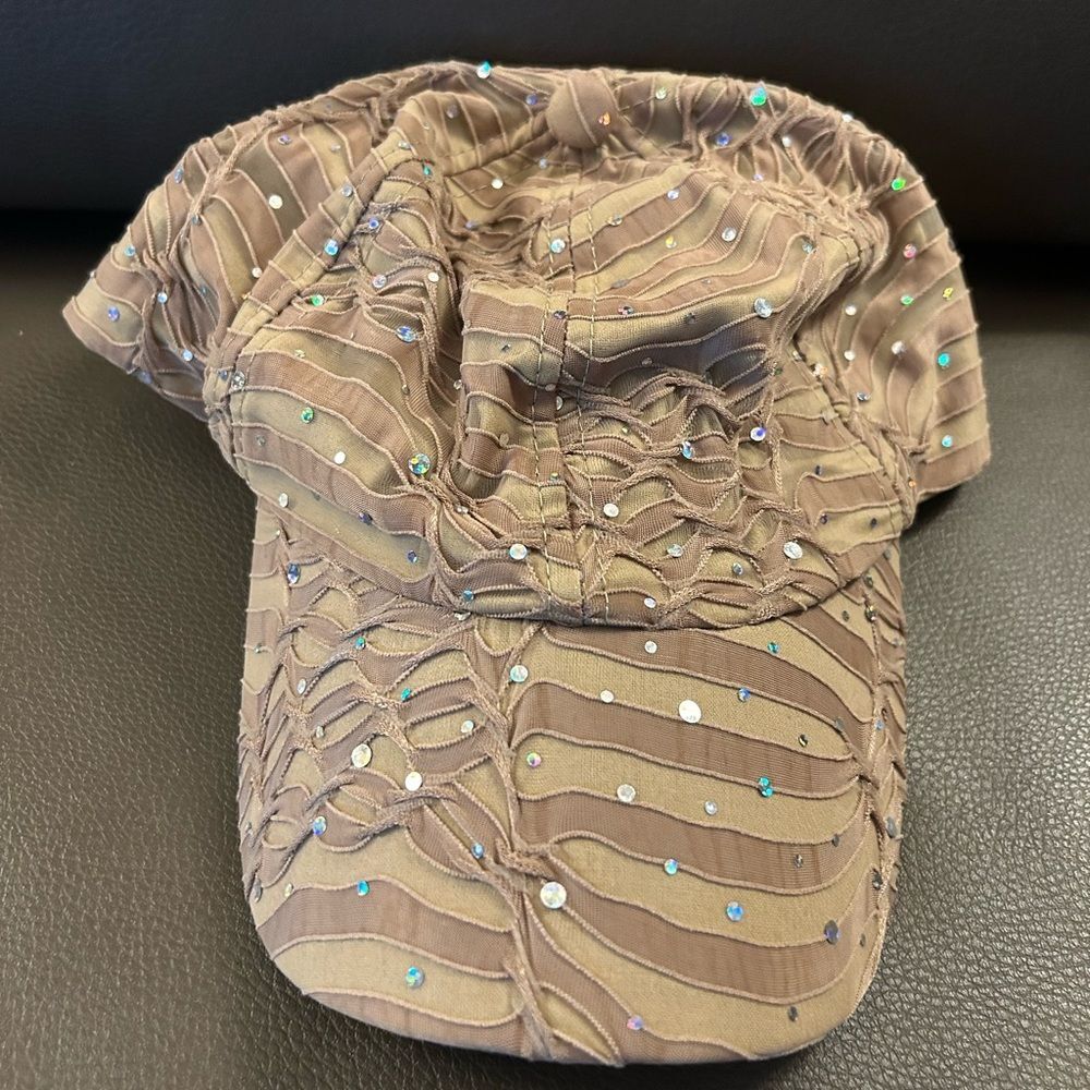 VINTAGE Y2K 2000s Style Ladies Rhinestone Something Special Hat
